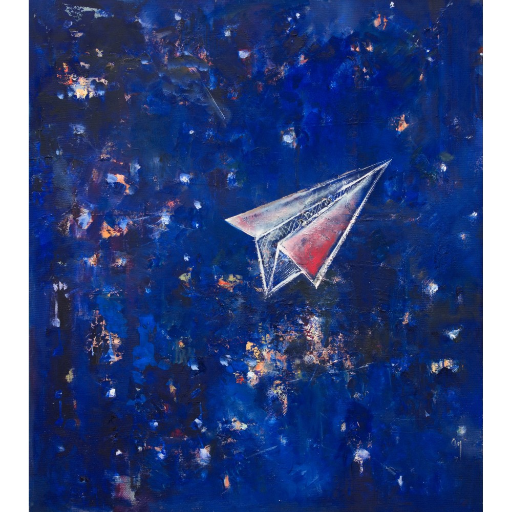 Speranța - pictură în ulei pe panza, artist Cristina Marian